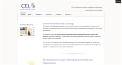 Desktop Screenshot of evolutionary-learning.org